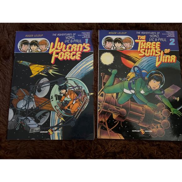 The Adventures of Yoko, Vic & Paul Issues 1 & 2 Vulcans Force 3 Suns of Vina - Picture 1 of 16